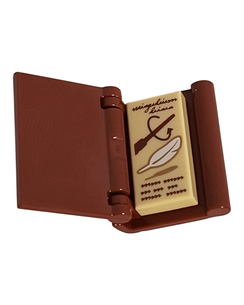 レゴの茶色い小さな本パーツ