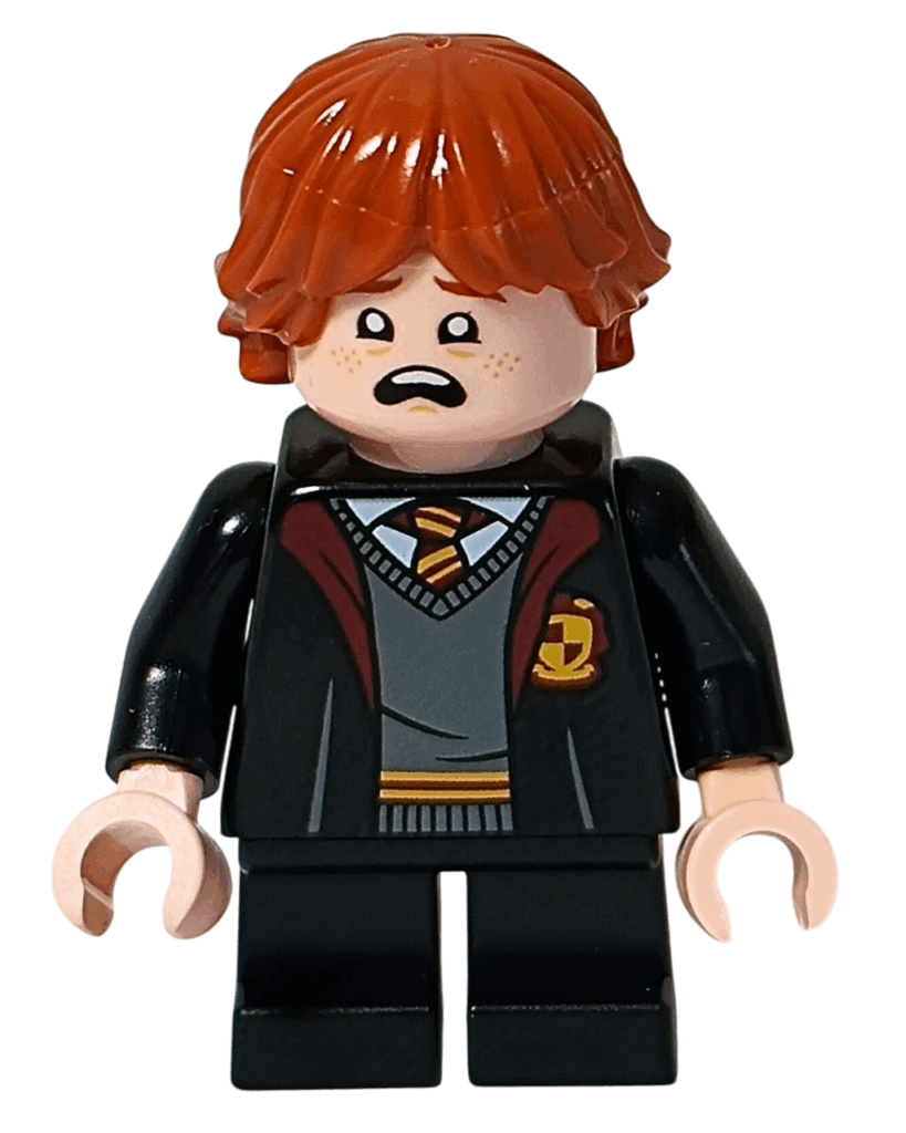 困り顔のロンのミニフィグ