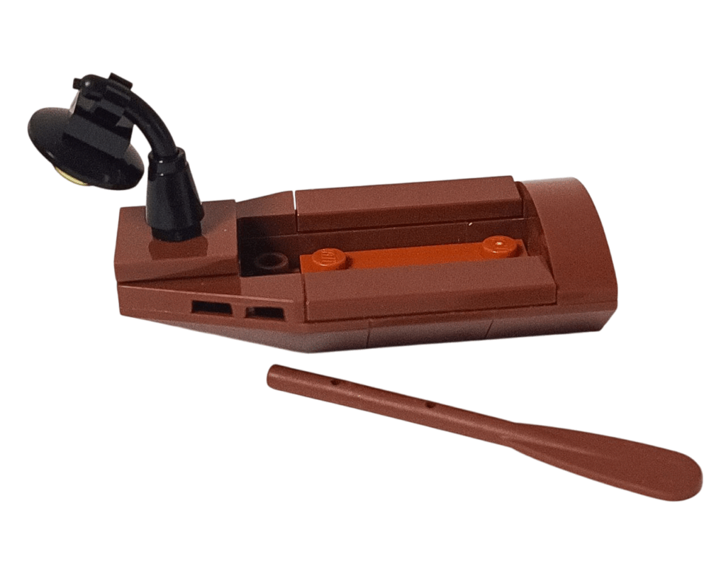 LEGOのホグワーツ行きボート（側面アングル）