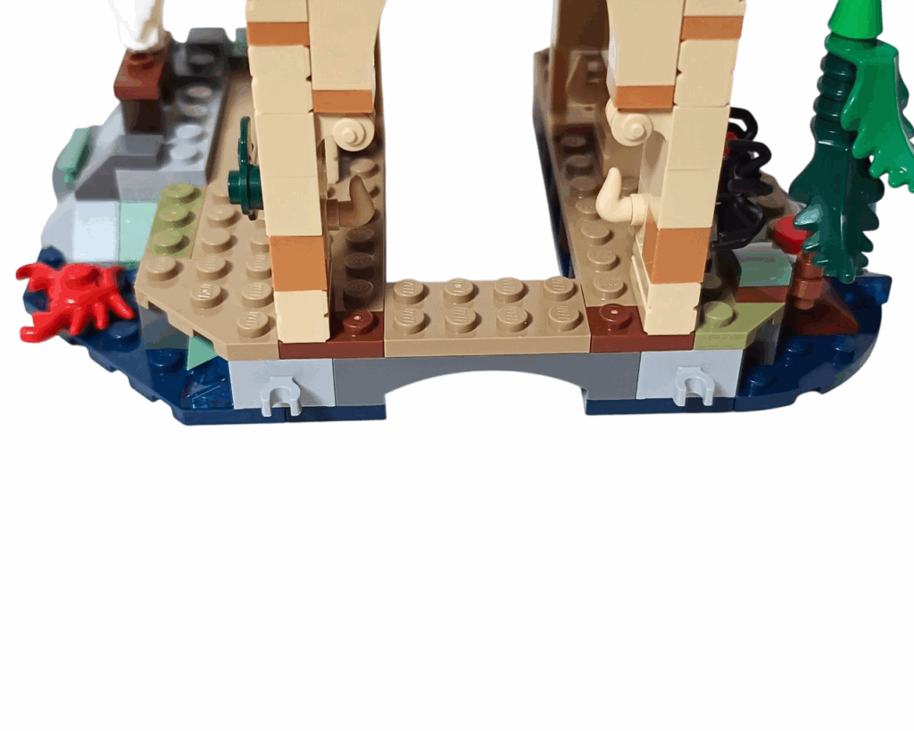 LEGO ボートハウス土台背面（ミニフィグの乗船口）