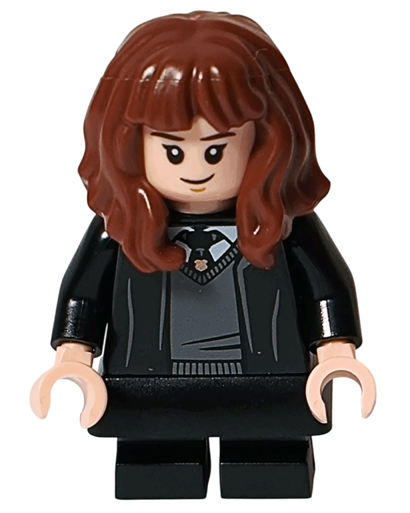 LEGOミニフィグ「ハーマイオニー・グレンジャー」の笑顔フェイス