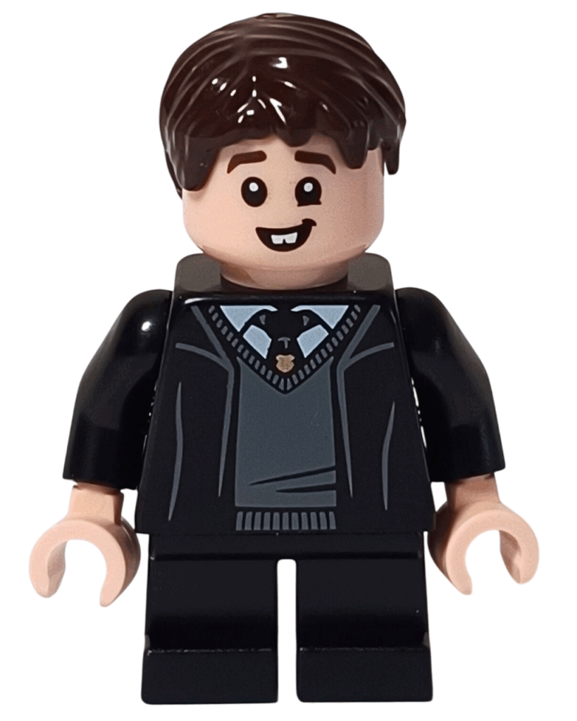 LEGOミニフィグ「ネビル・ロングボトム」の笑顔フェイス
