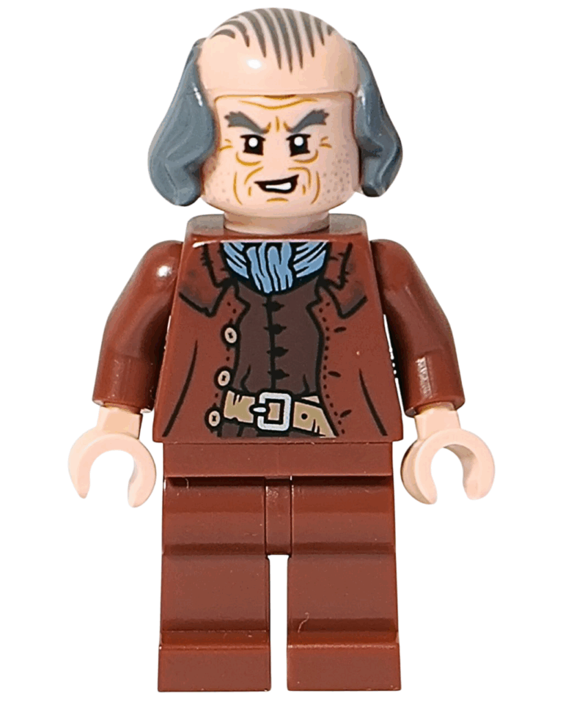 アーガス・フィルチのミニフィグ（笑顔）