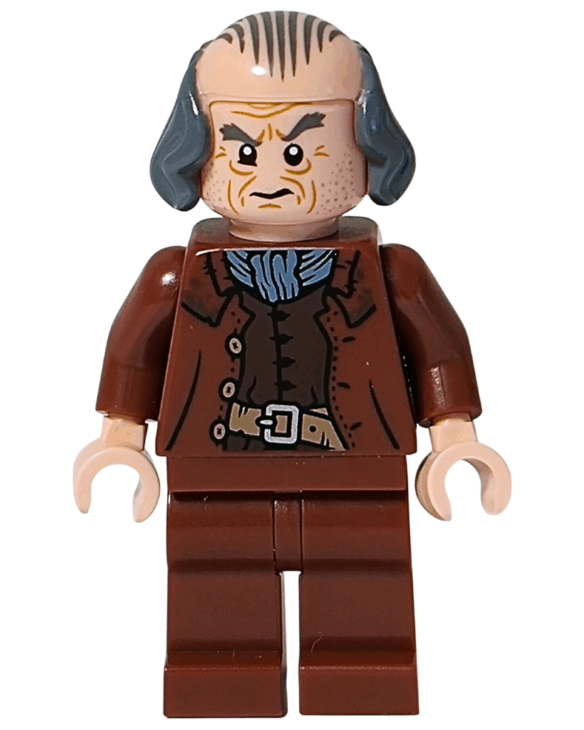 アーガス・フィルチのミニフィグ（怒り顔）