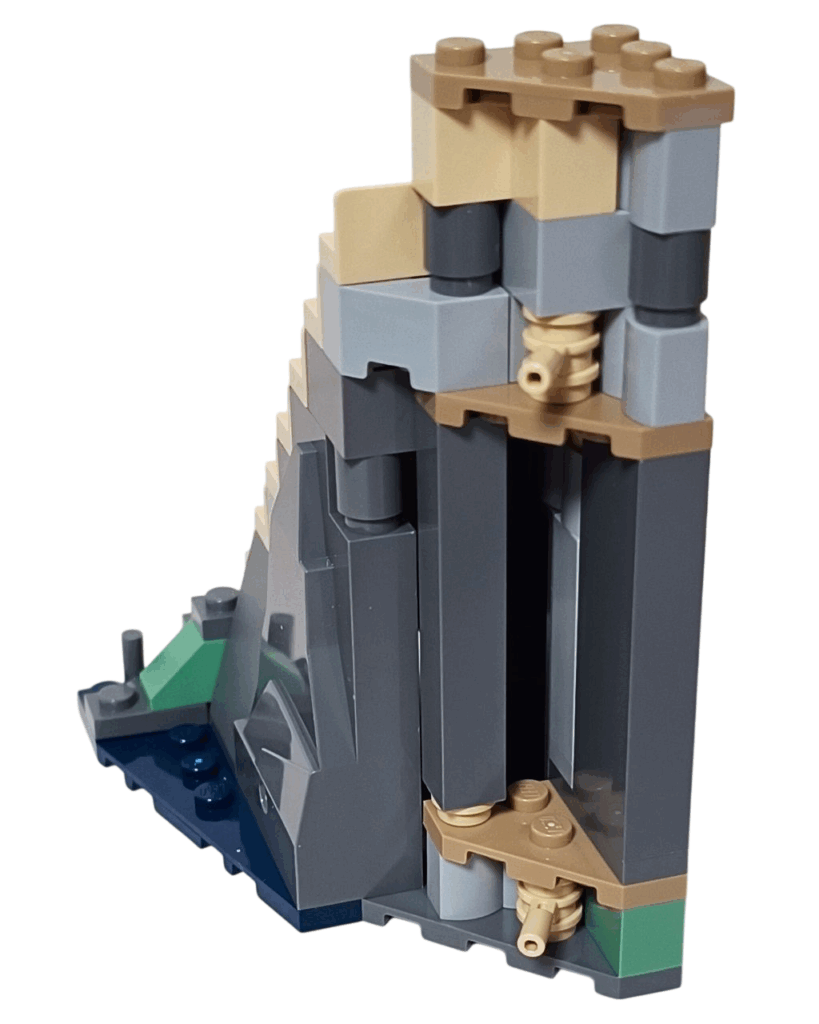 外階段を裏側から見た接続部分