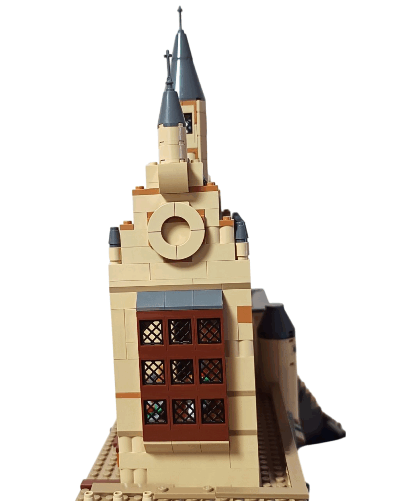 LEGOホグワーツ大広間の側面外観