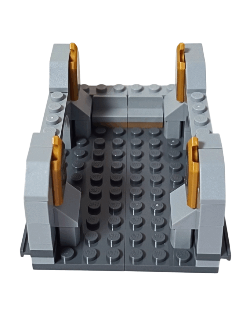 地下の廊下、パーツを取り出した状態