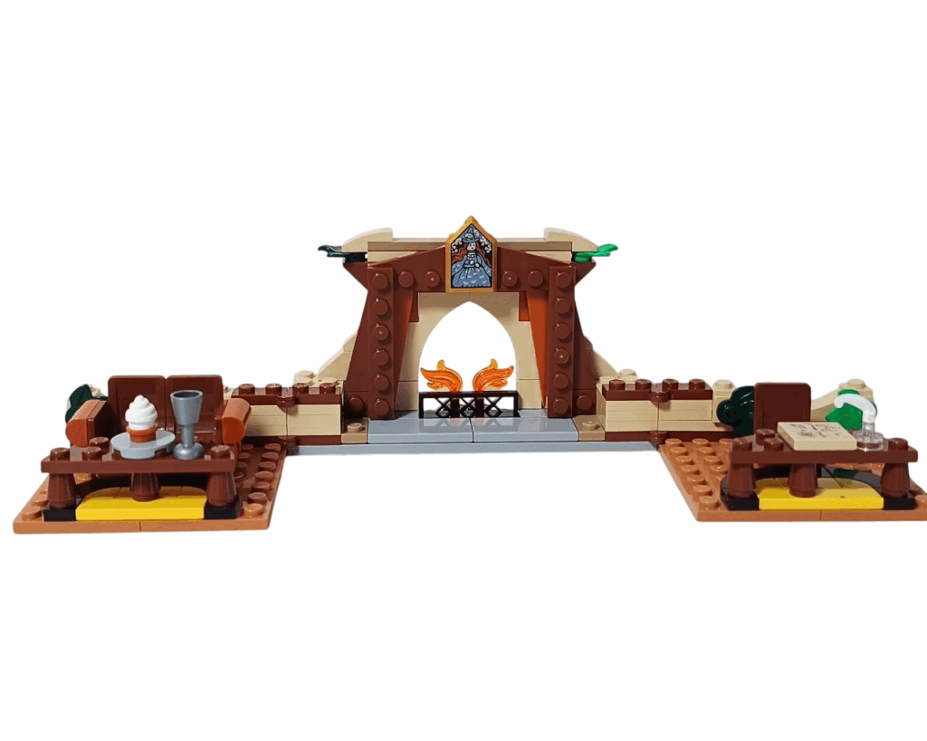 LEGOハッフルパフ談話室、全開状態