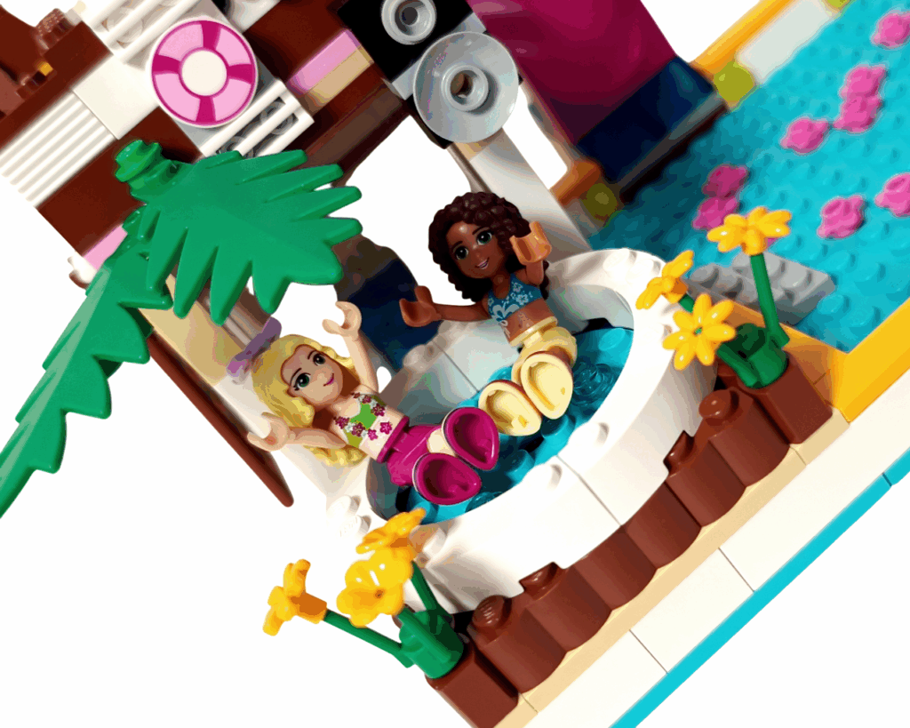 LEGO Friends 41008 スプラッシュプール ジャグジーに入ってリラックスするアンドレアとイザベラ