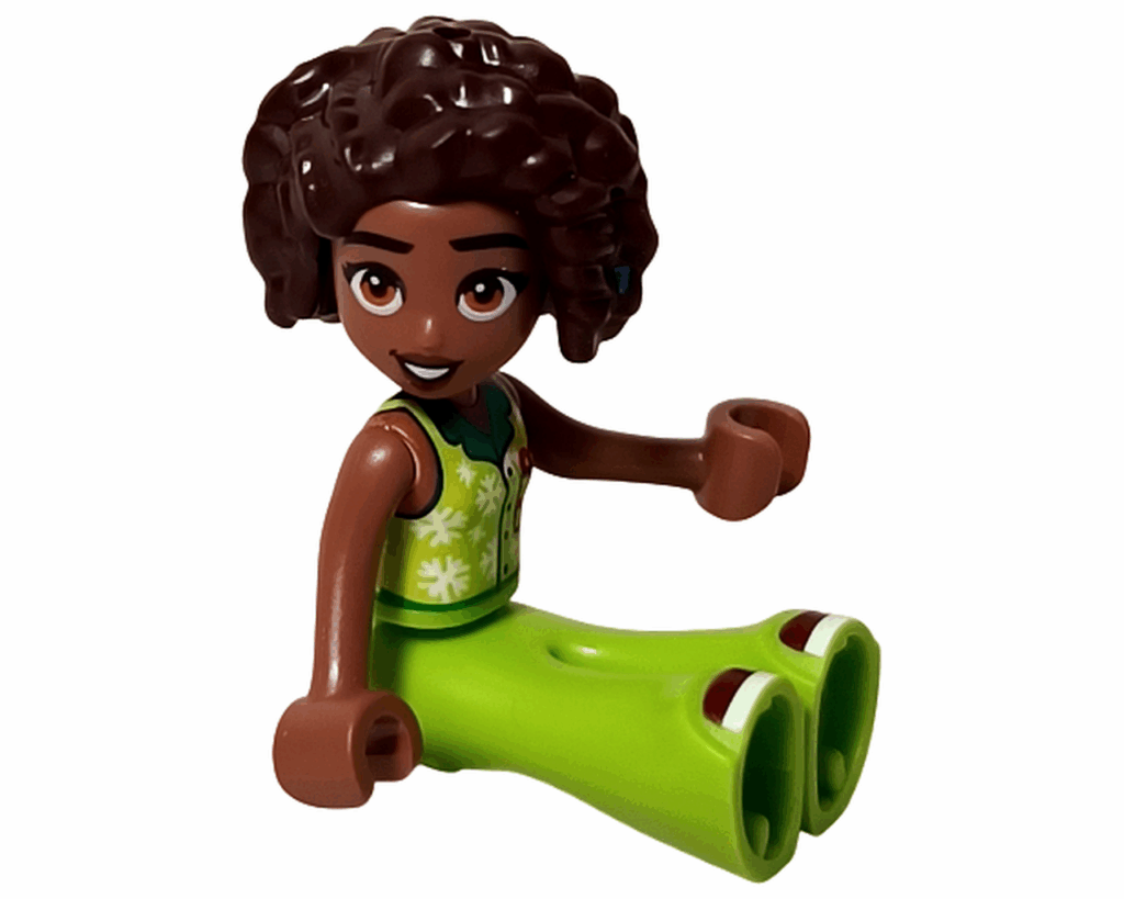LEGO Friends 42668 アリヤ ミニドールが座って微笑んでいるシーン。