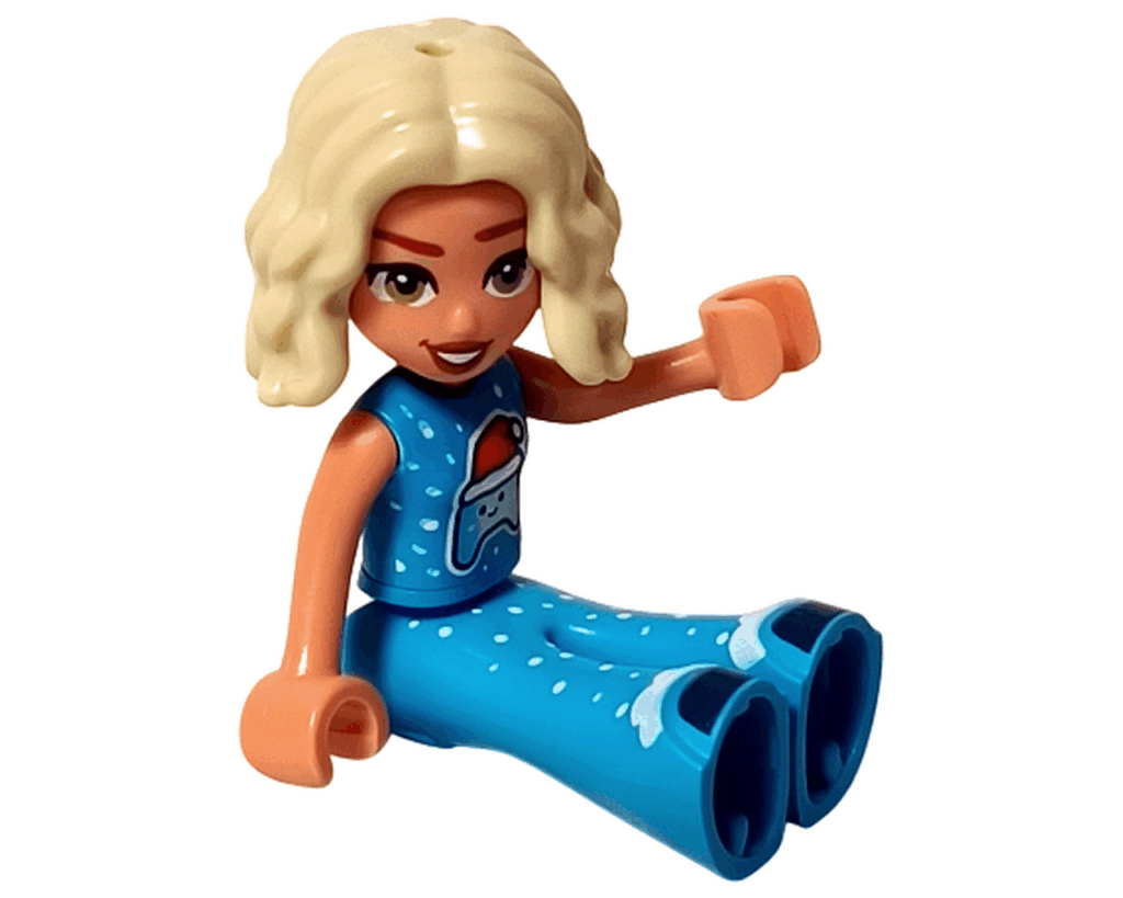 LEGO Friends 42668 ノヴァ ミニドールが座っている。