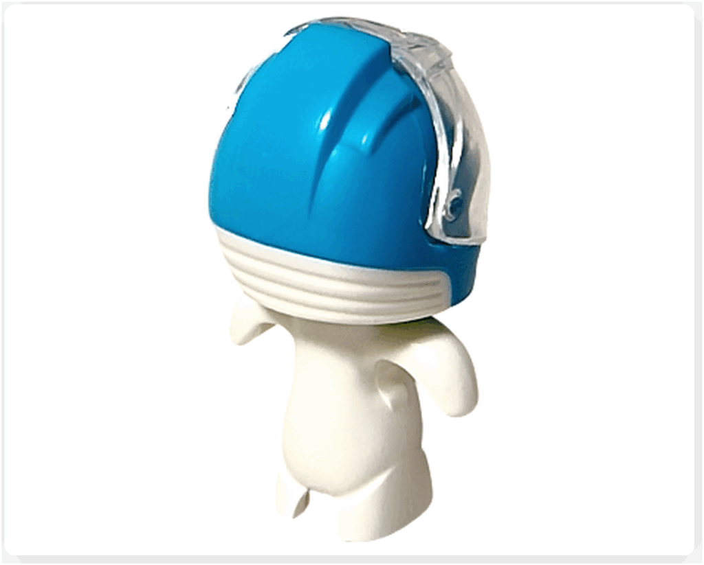 LEGO CITY 60475 Advent Calendar 2025（15日目）宇宙服を着たエイリアンの背面写真。青いヘルメット後部と白い宇宙服の背中が見える構図。