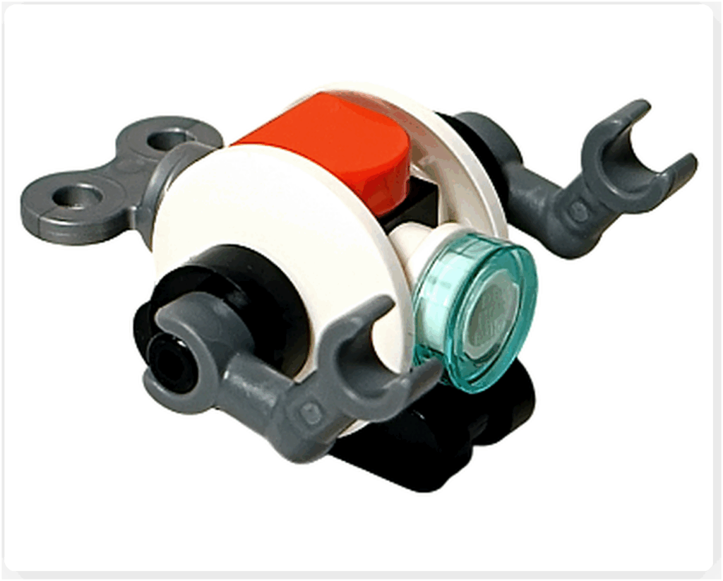 LEGO CITY 60475 Advent Calendar 2025（16日目）小型ロボットの完成状態を正面から写した視点