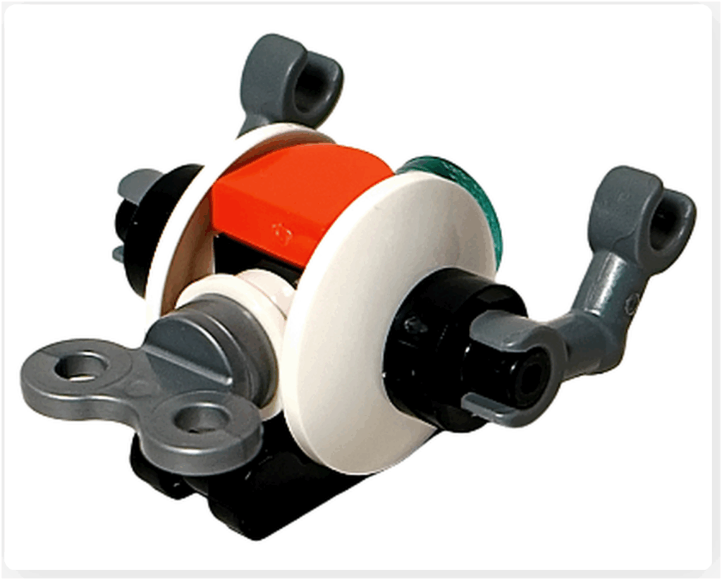 LEGO CITY 60475 Advent Calendar 2025（16日目）小型ロボットの背面ディテールを写した視点