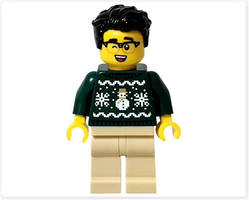 LEGO City 60475 Advent Calendar 2025 ミニフィグ（カメラを構えた男性・正面）