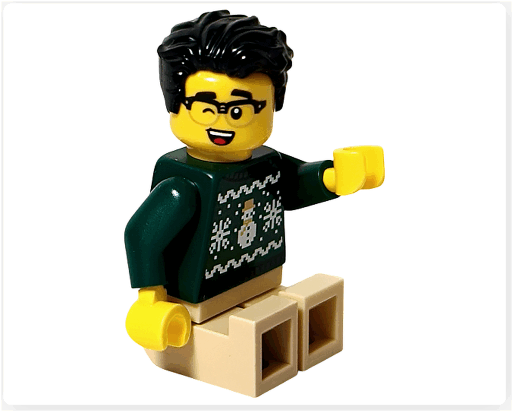 LEGO City 60475 Advent Calendar 2025 ミニフィグ（カメラを構えた男性・座りポーズ）