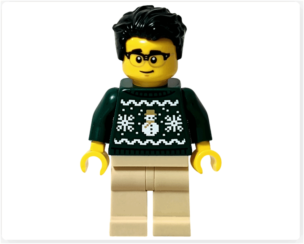 LEGO City 60475 Advent Calendar 2025 ミニフィグ（カメラを構えた男性・通常フェイス正面）