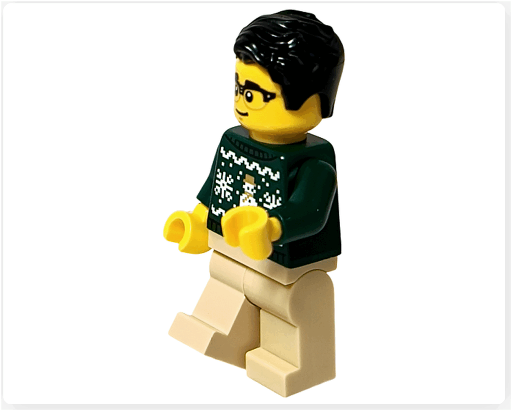 LEGO City 60475 Advent Calendar 2025 ミニフィグ（カメラを構えた男性・通常フェイス斜め）
