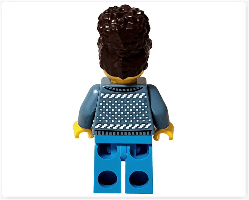 LEGO City 60475 Advent Calendar 2025 ミニフィグ（エイリアンぬいぐるみの女性・背面）