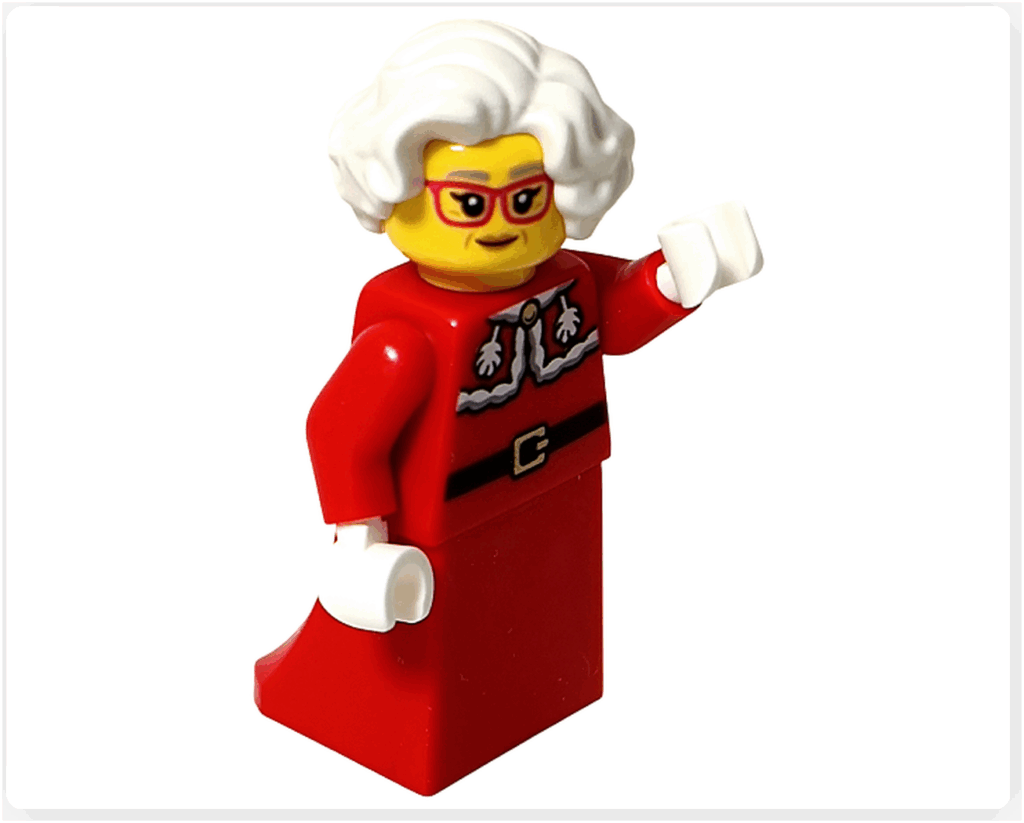 LEGO City 60475 Advent Calendar 2025 ミニフィグ（ミセス・サンタ・手を挙げるポーズ）