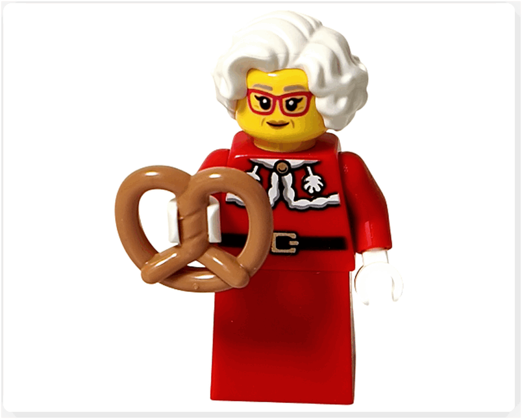 LEGO City 60475 Advent Calendar 2025 ミニフィグ（ミセス・サンタ・プレッツェル持ち）