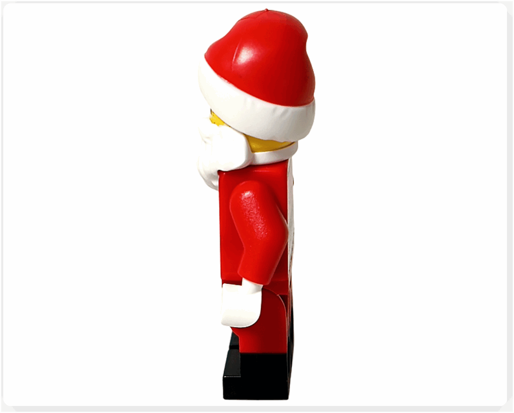 LEGO City 60475 Advent Calendar 2025 ミニフィグ（サンタクロース・左側面）