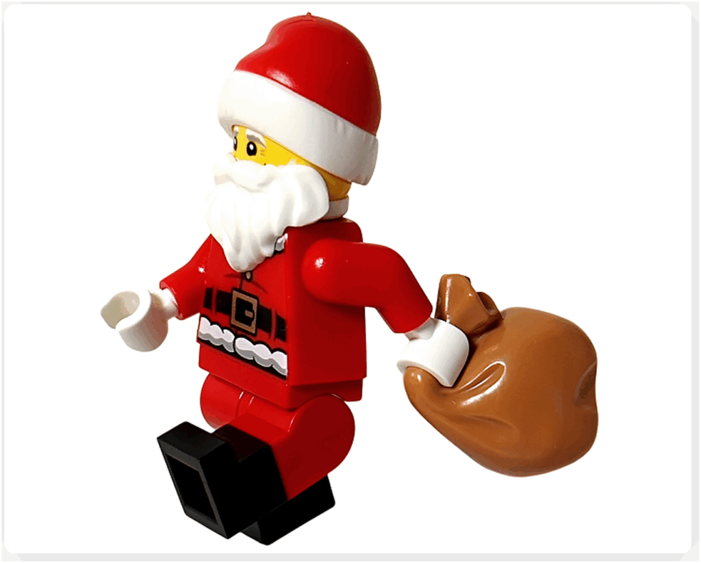 LEGO City 60475 Advent Calendar 2025 ミニフィグ（サンタクロース・プレゼント袋持ち移動ポーズ）