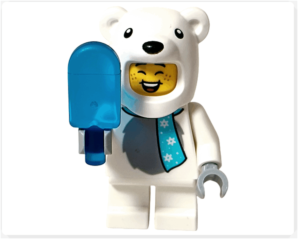 LEGO CITY 60475 Advent Calendar 2025 ホッキョクグマコスチュームの男の子 アイスキャンディー持ち 正面