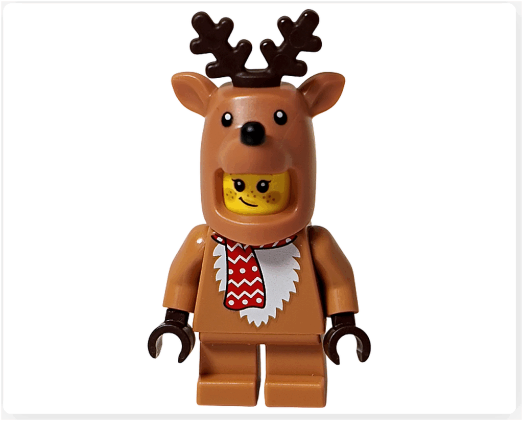 LEGO CITY 60475 Advent Calendar 2025 トナカイコスチュームの女の子 別表情 正面