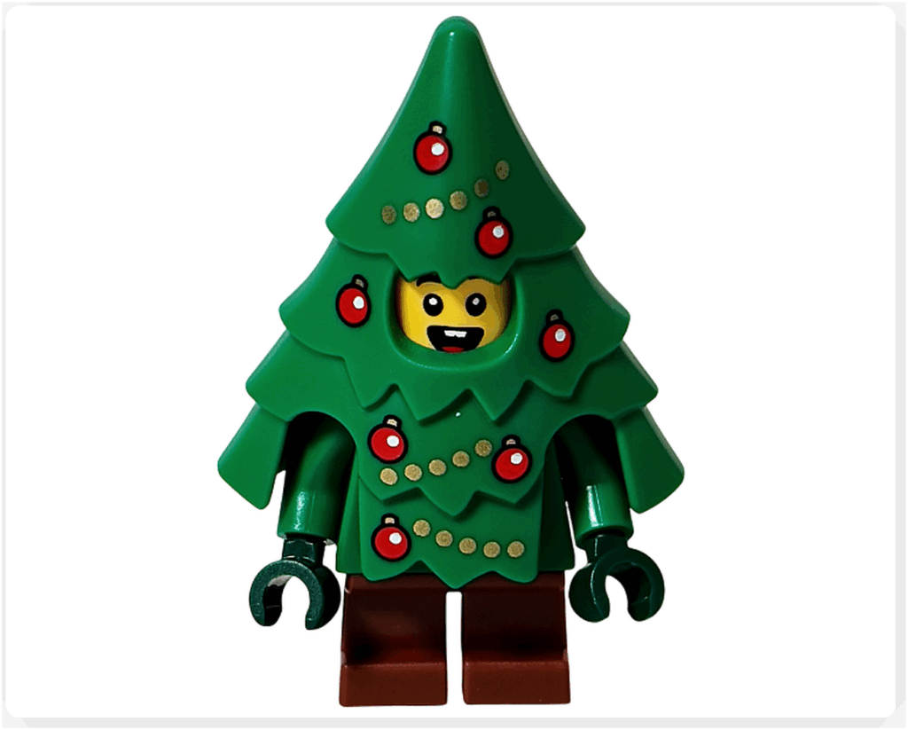 LEGO CITY 60475 Advent Calendar 2025 ツリーコスチュームの男の子ミニフィギュア 正面