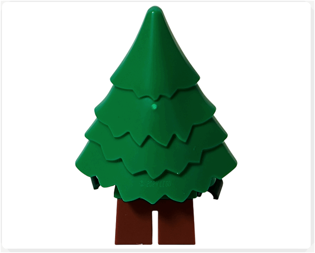 LEGO CITY 60475 Advent Calendar 2025 ツリーコスチュームの男の子ミニフィギュア 背面