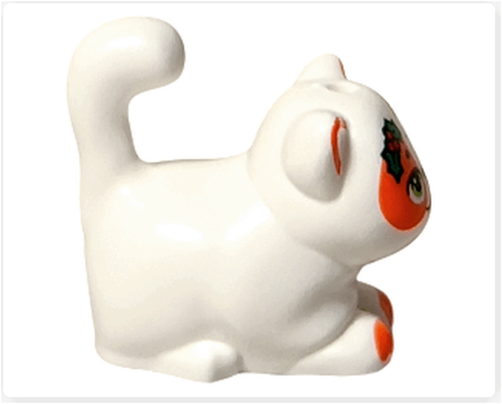 LEGO Friends 41758 チュロスの右側面。丸みのある体とカールした尻尾。