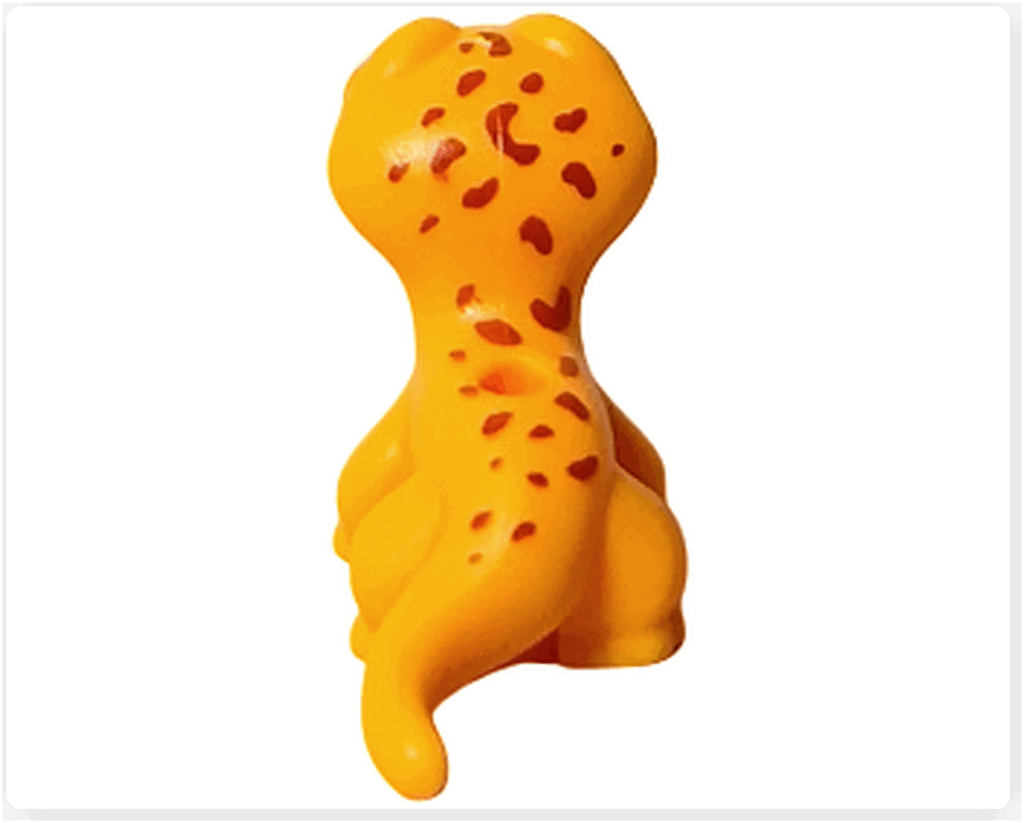 LEGO Friends 41758 ポップコーンの背面。背中から尻尾にかけて斑点模様がプリントされている。