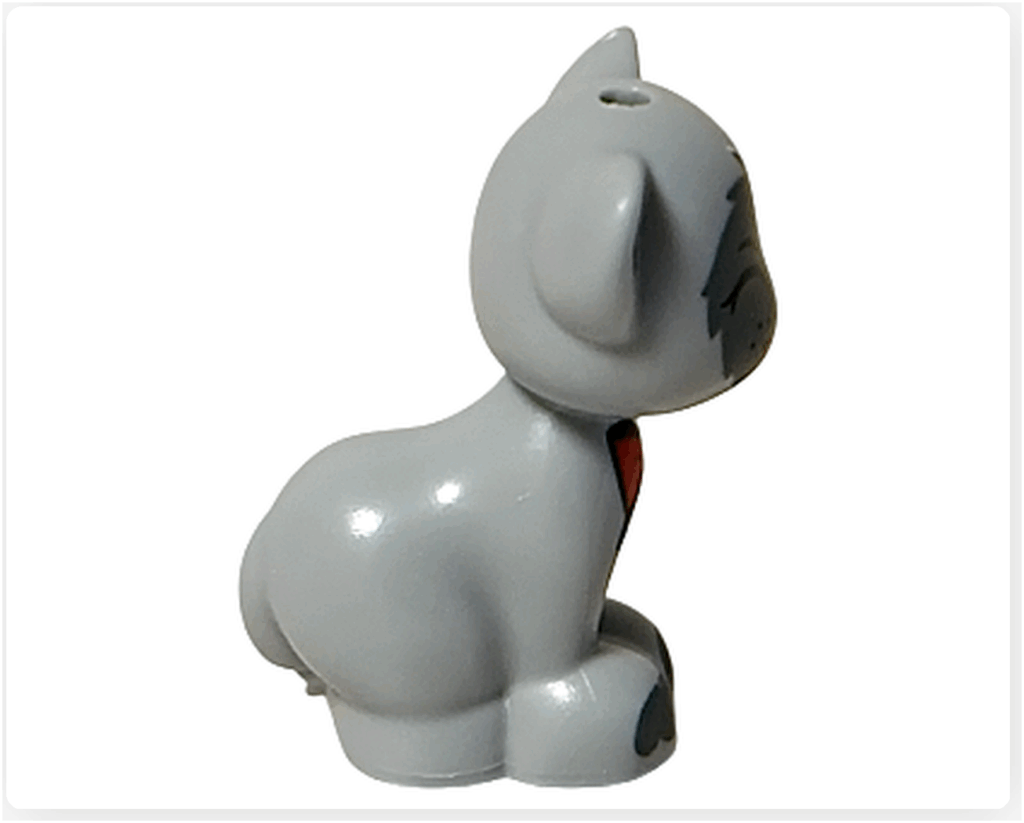 LEGO Friends 41758 ガートルードの右側面。丸いフォルムとリボンが見える。