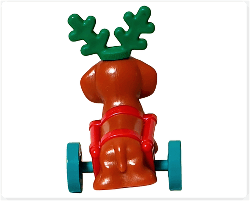 LEGO Friends 41758 ピクルスの背面。赤いフレームと短いしっぽが見える。