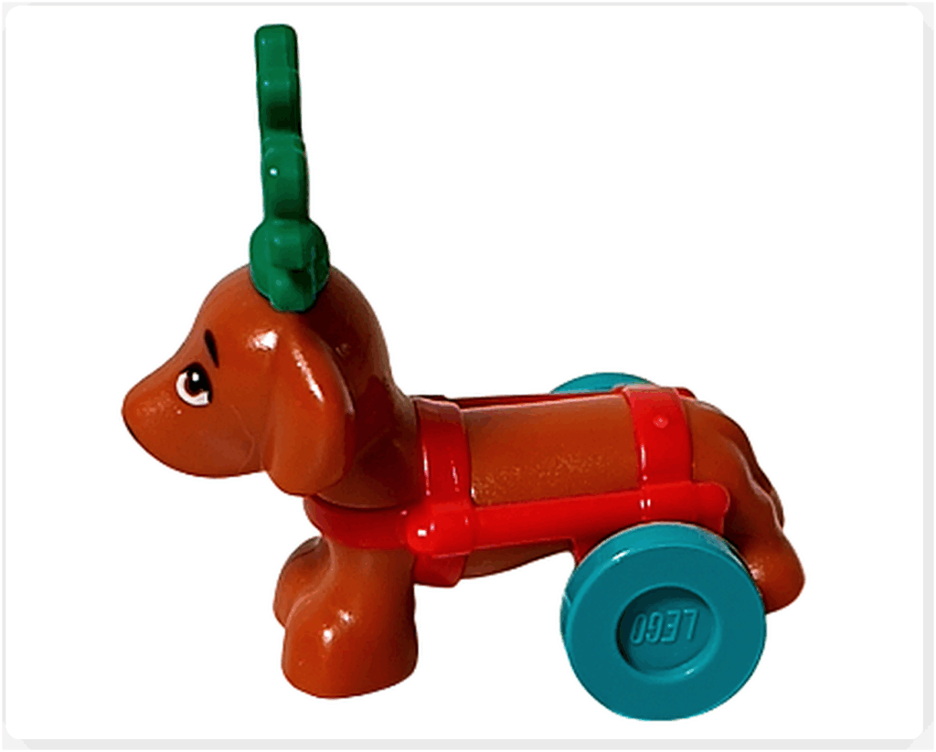 LEGO Friends 41758 ピクルスの左側面。前を向いた表情とカート付きのボディが特徴。