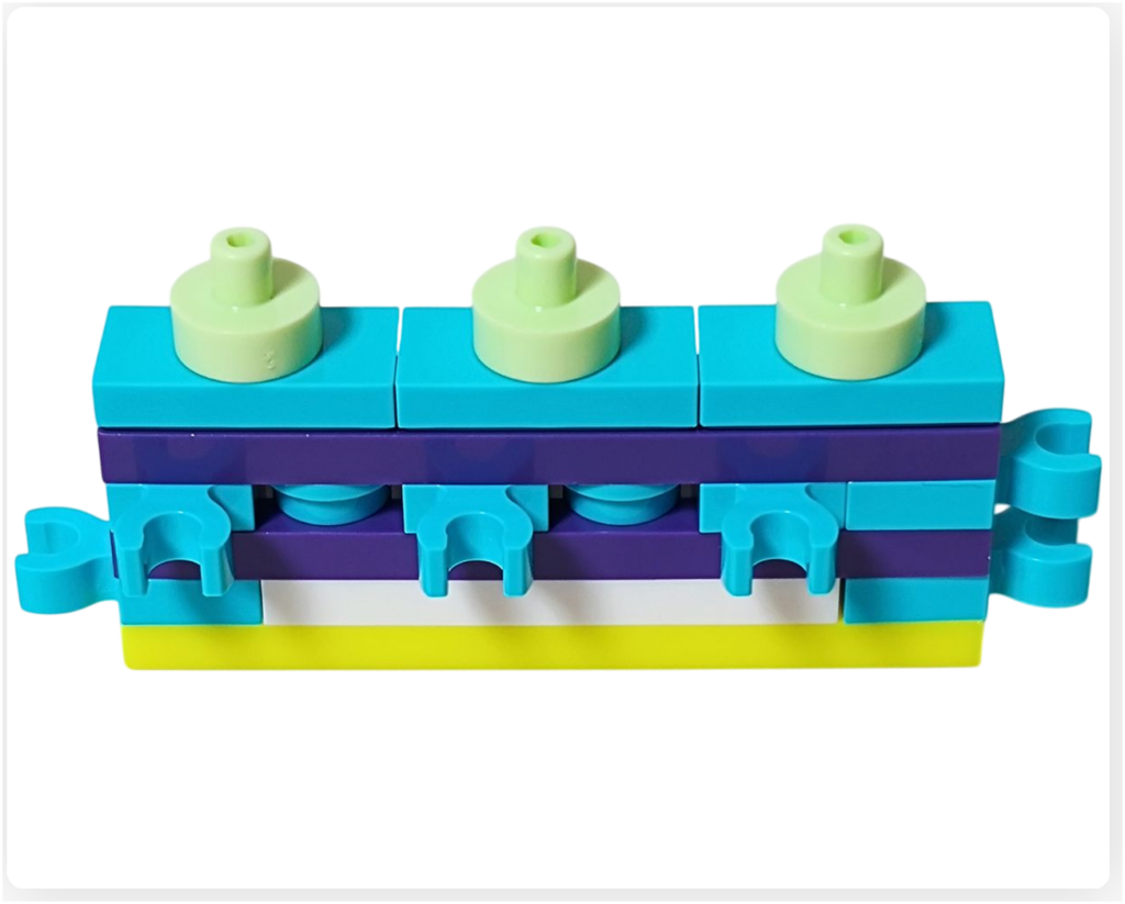 レゴ フレンズ 42661「ユニコーンと妖精のコスプレパーティー」衣装台の組立途中