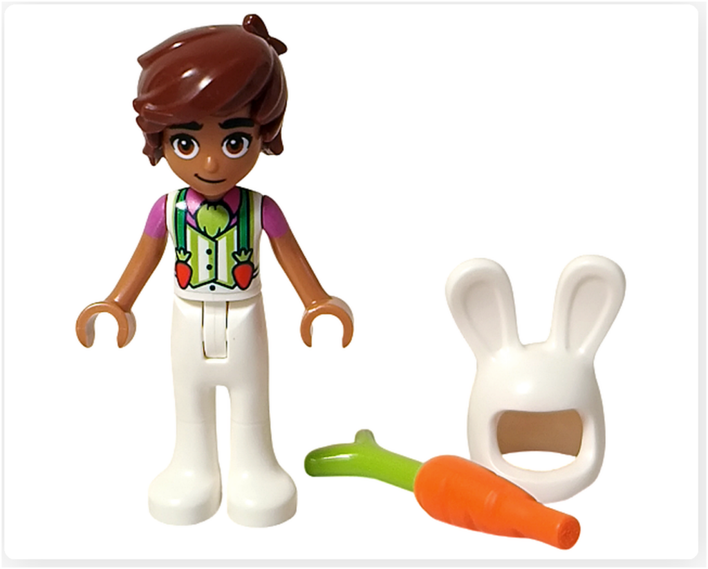 レゴ フレンズ 42661「ユニコーンと妖精のコスプレパーティー」レオが被り物を外した状態