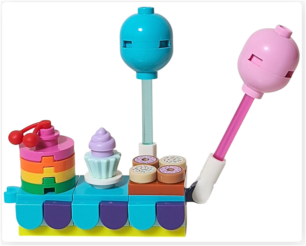 レゴ フレンズ 42661「ユニコーンと妖精のコスプレパーティー」デザートバイキングの組立