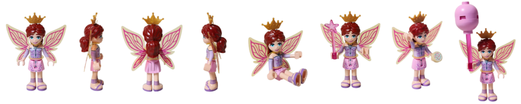 レゴ フレンズ 42661「ユニコーンと妖精のコスプレパーティー」ペイズリー ミニドール 妖精コスチューム 各ポーズ サムネイル