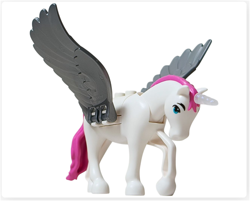 レゴ フレンズ 42661「ユニコーンと妖精のコスプレパーティー」ペリウィンク 斜め下から