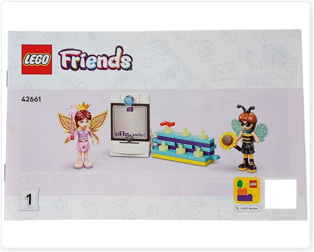 レゴ フレンズ 42661「ユニコーンと妖精のコスプレパーティー」組立説明書 1冊目