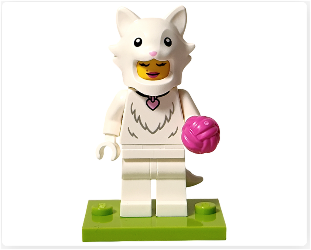 レゴ コレクタブル 71051「ミニフィギュア シリーズ28」ふわふわネコちゃんのコスチューム 完成