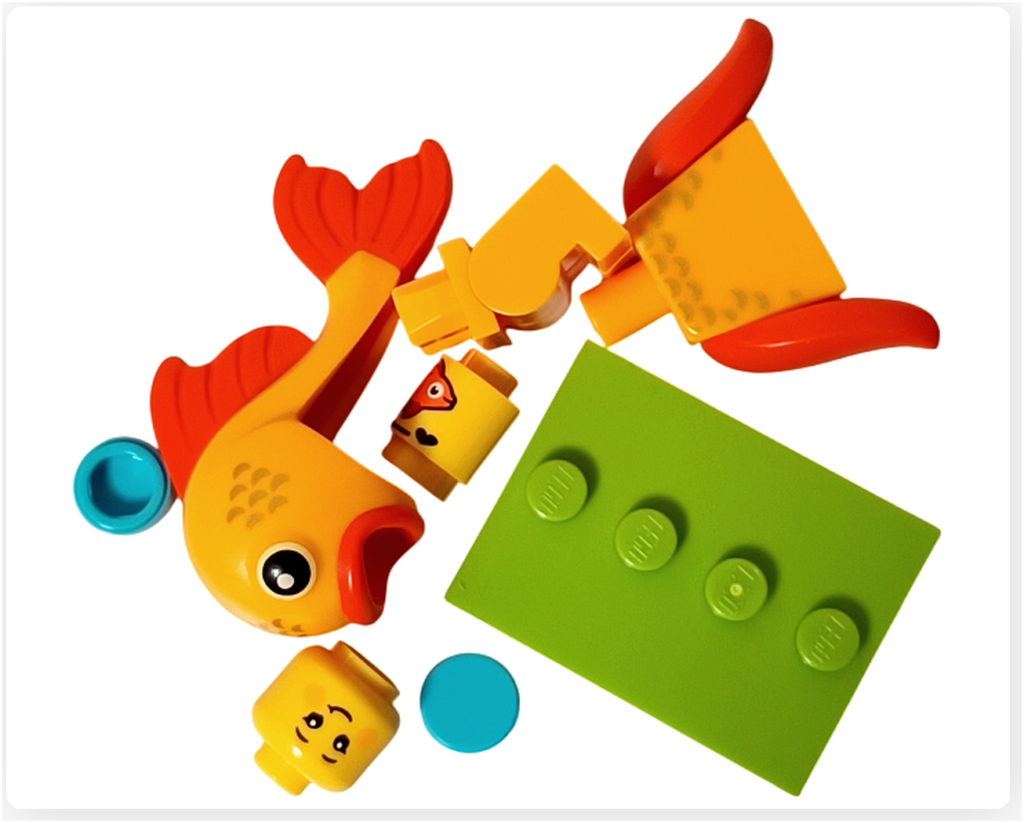 レゴ コレクタブル 71051「ミニフィギュア シリーズ28」金魚のコスチューム パーツ構成