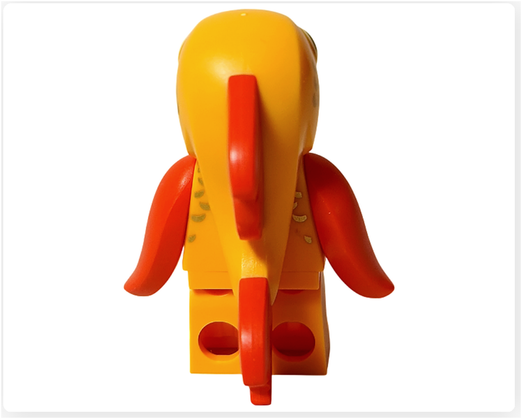 レゴ コレクタブル 71051「ミニフィギュア シリーズ28」金魚のコスチューム 背面