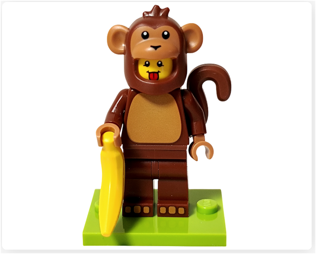 レゴ コレクタブル 71051「ミニフィギュア シリーズ28」サルのコスチューム 完成