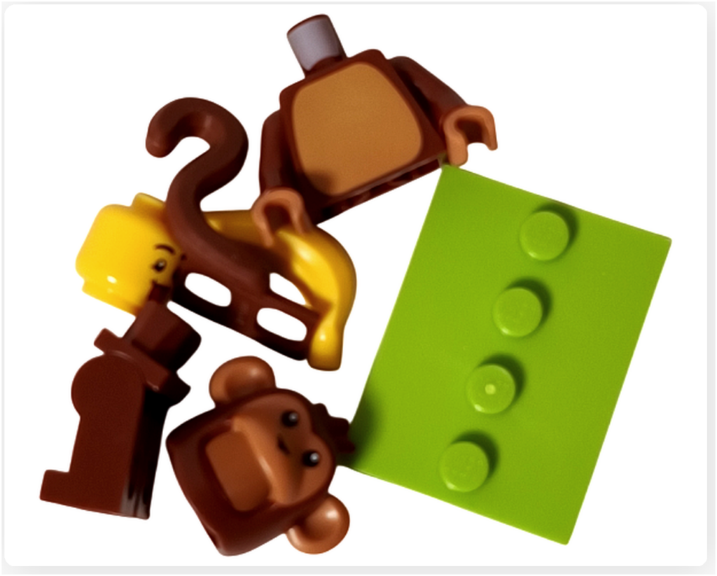 レゴ コレクタブル 71051「ミニフィギュア シリーズ28」サルのコスチューム パーツ