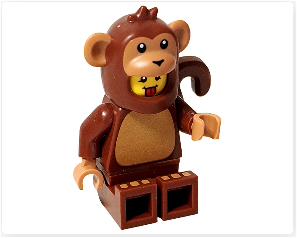 レゴ コレクタブル 71051「ミニフィギュア シリーズ28」サルのコスチューム 座り