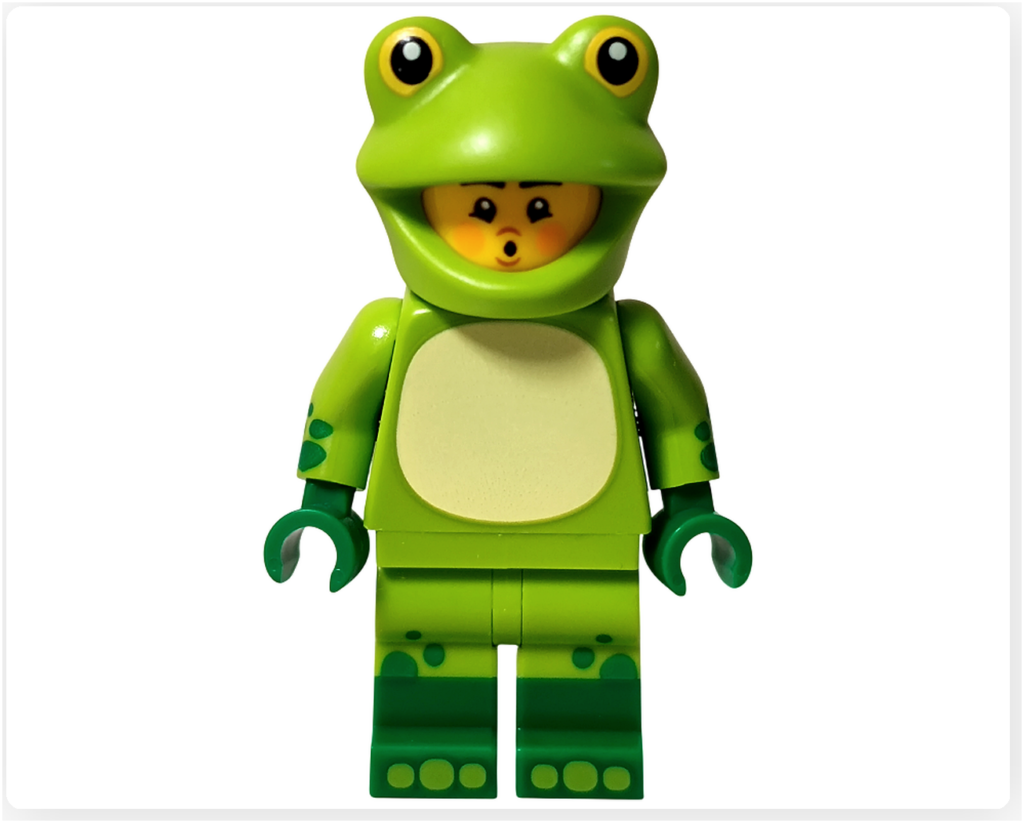 レゴ コレクタブル 71051「ミニフィギュア シリーズ28」カエルのコスチューム 正面