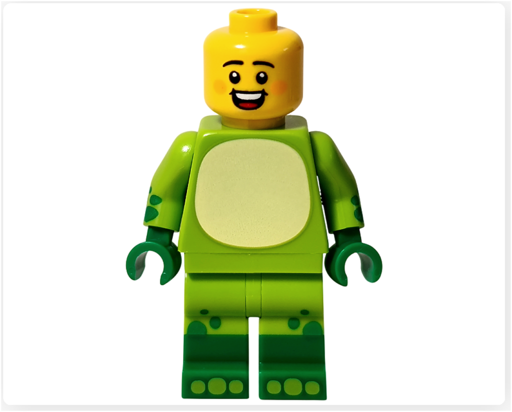 レゴ コレクタブル 71051「ミニフィギュア シリーズ28」カエルのコスチューム 被りものなし 別表情